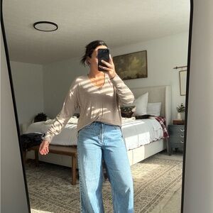 Abercrombie & Fitch “soft a&f cozy” Sweater in Taupe